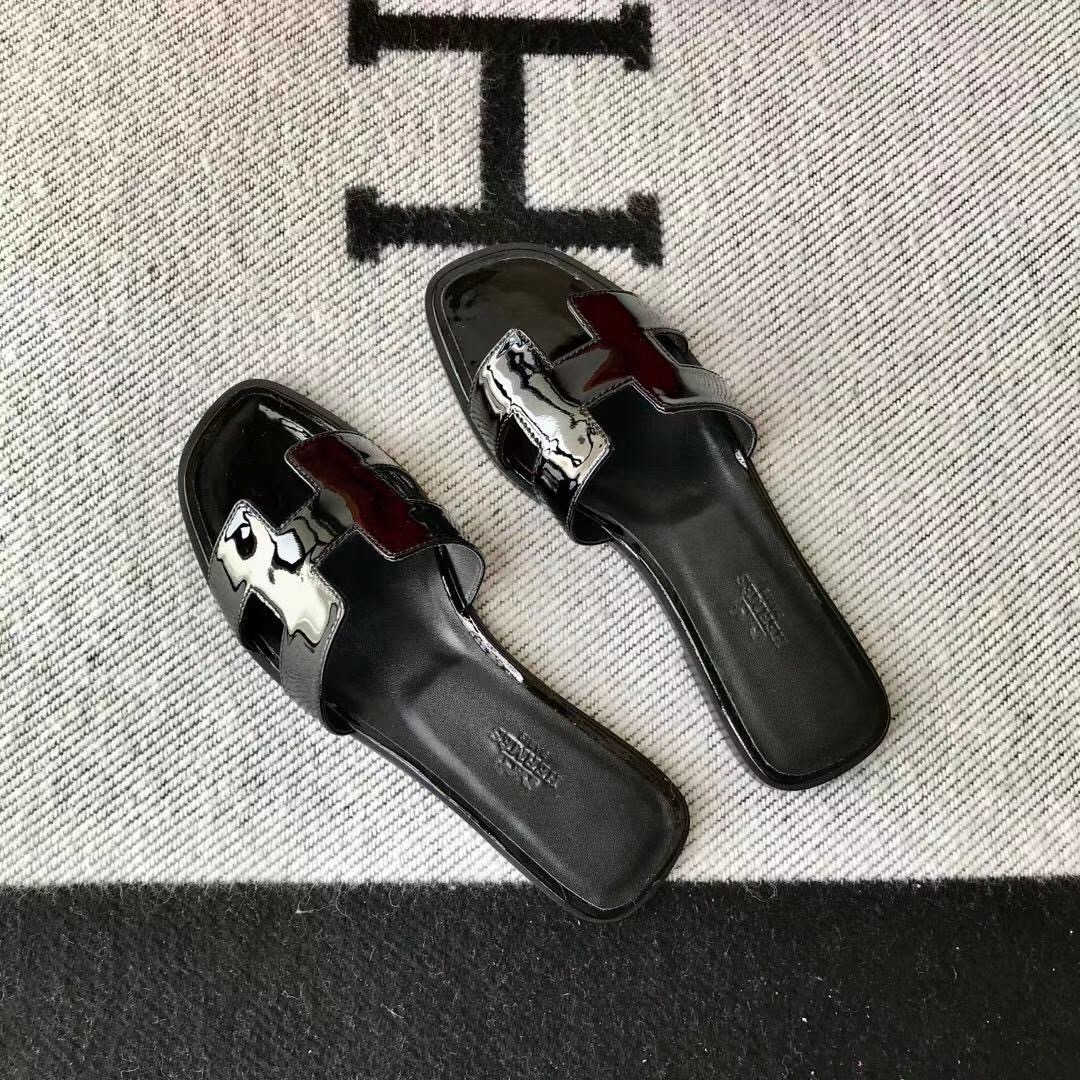 에르메스 올수공 오란 슬리퍼 샌들 페이던트 20